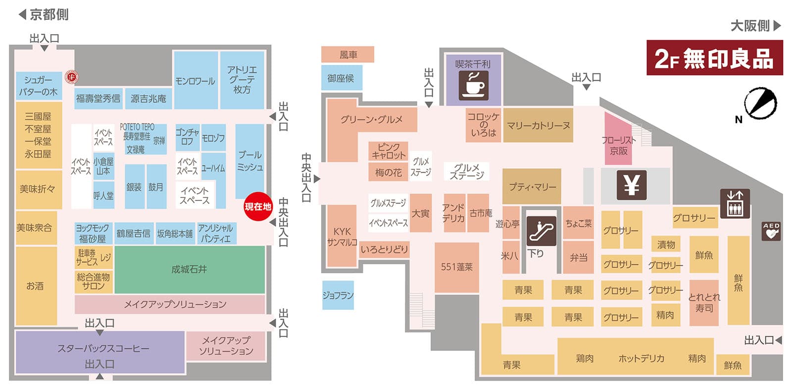1F フロアマップ