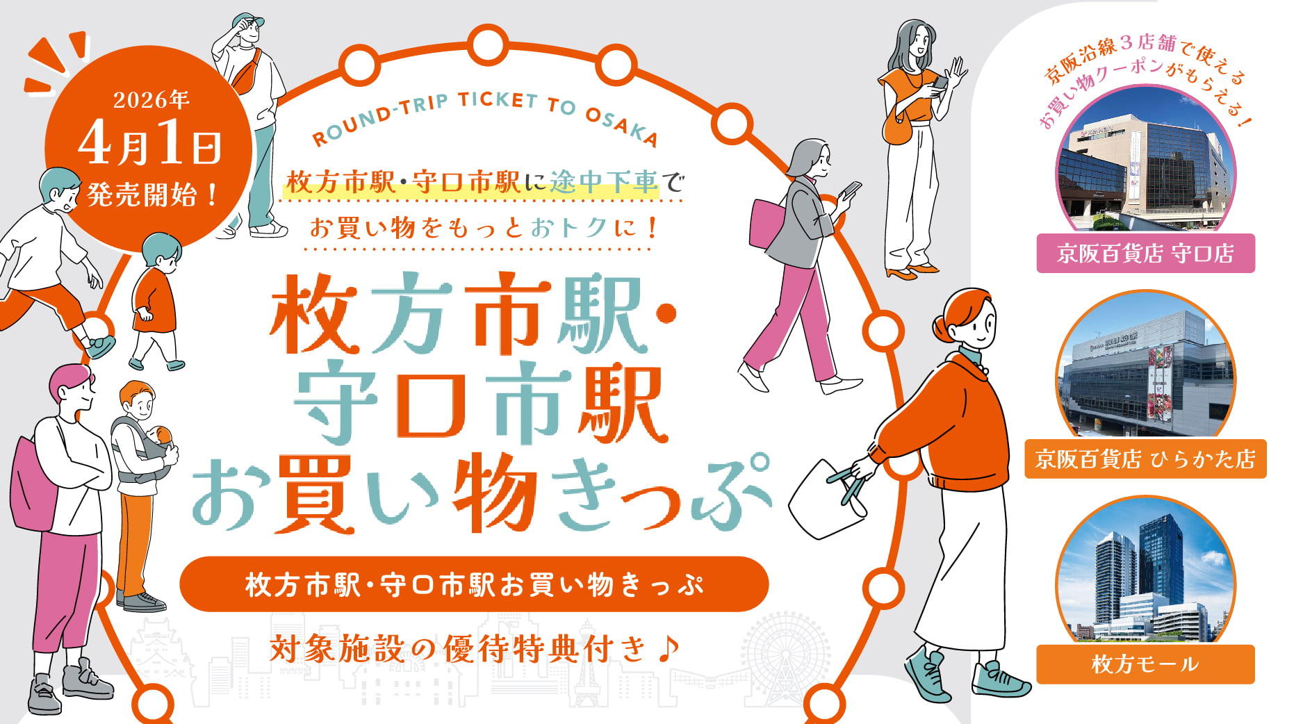 大阪方面往復きっぷ