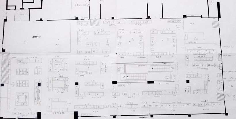 京阪百貨店 催事会場図面