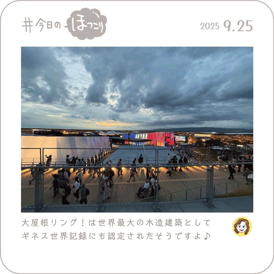 2025年9月25日のほっこり