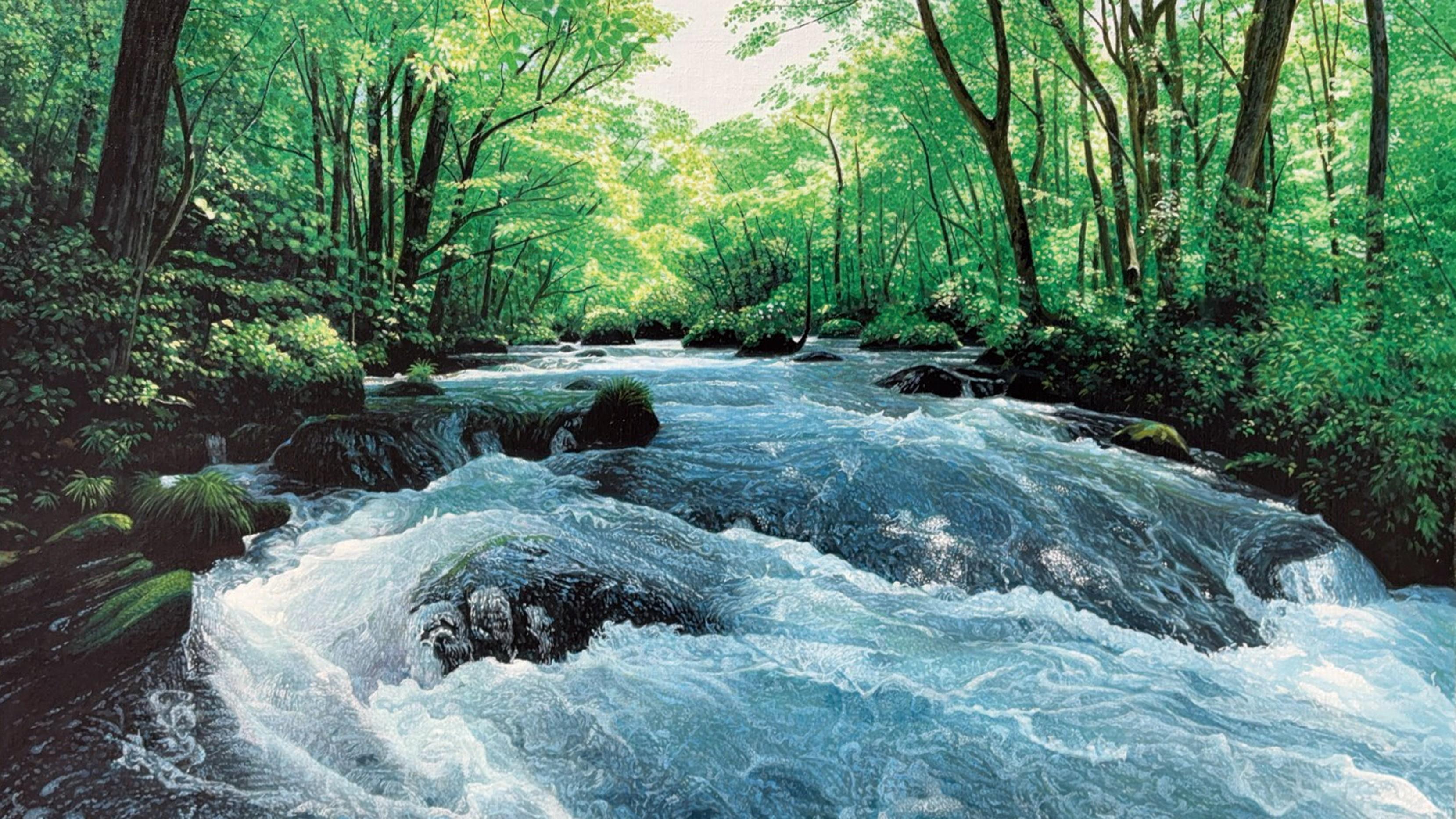 ～渓流光彩～川島 未雷　油絵展