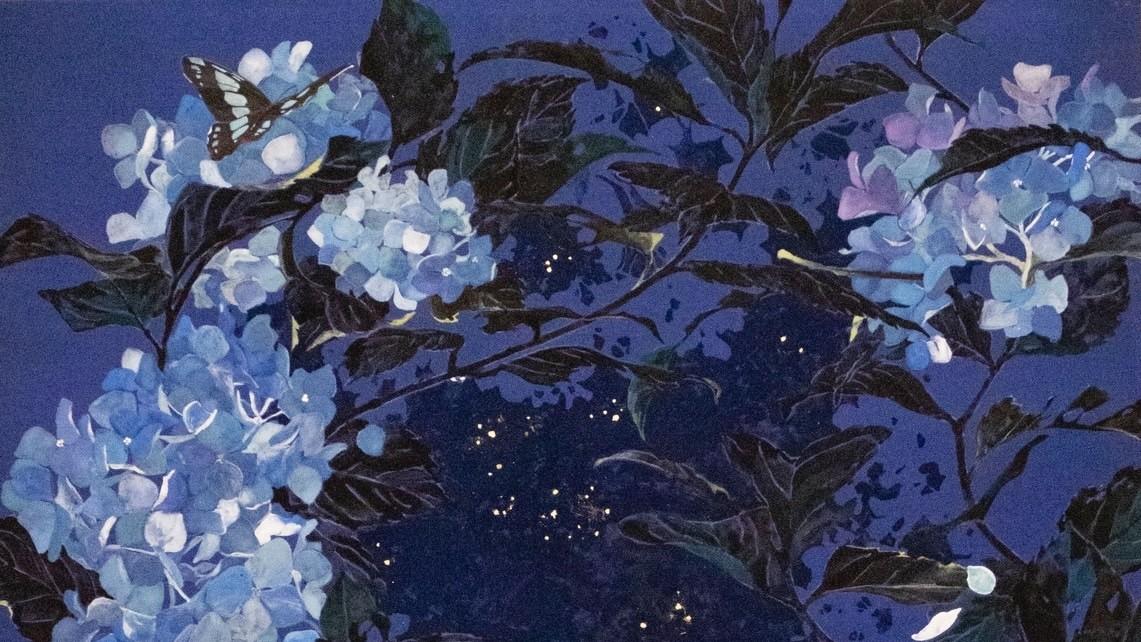 夏目 喩貴　日本画展～夜想～