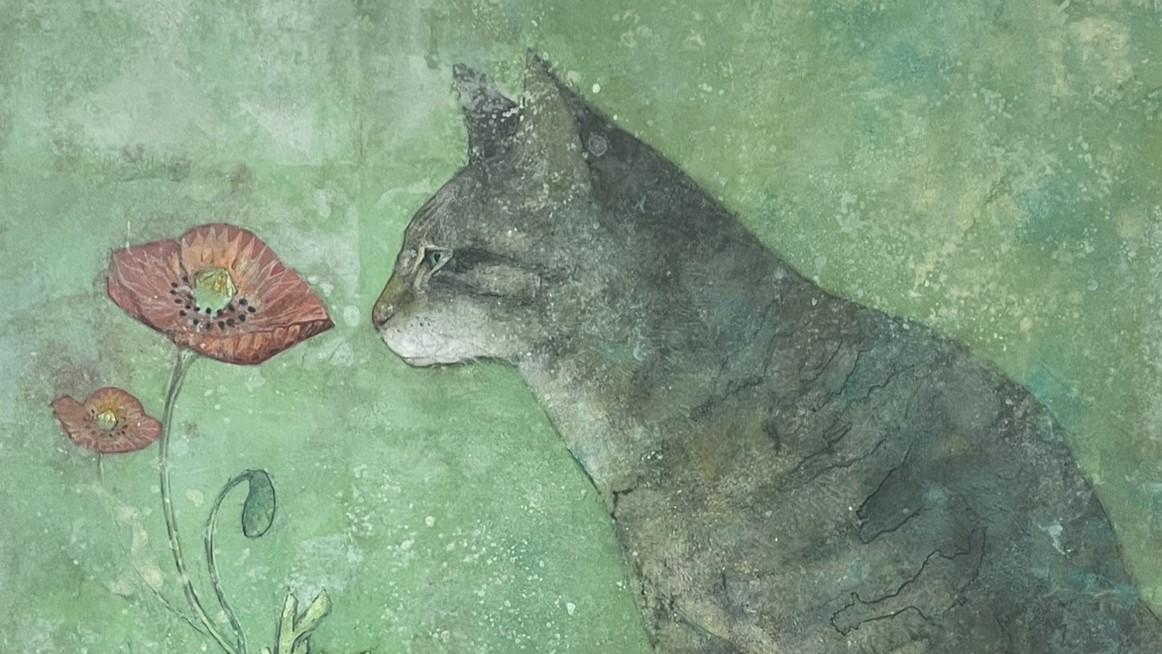 諏訪 温子　日本画展～だいたい、春～