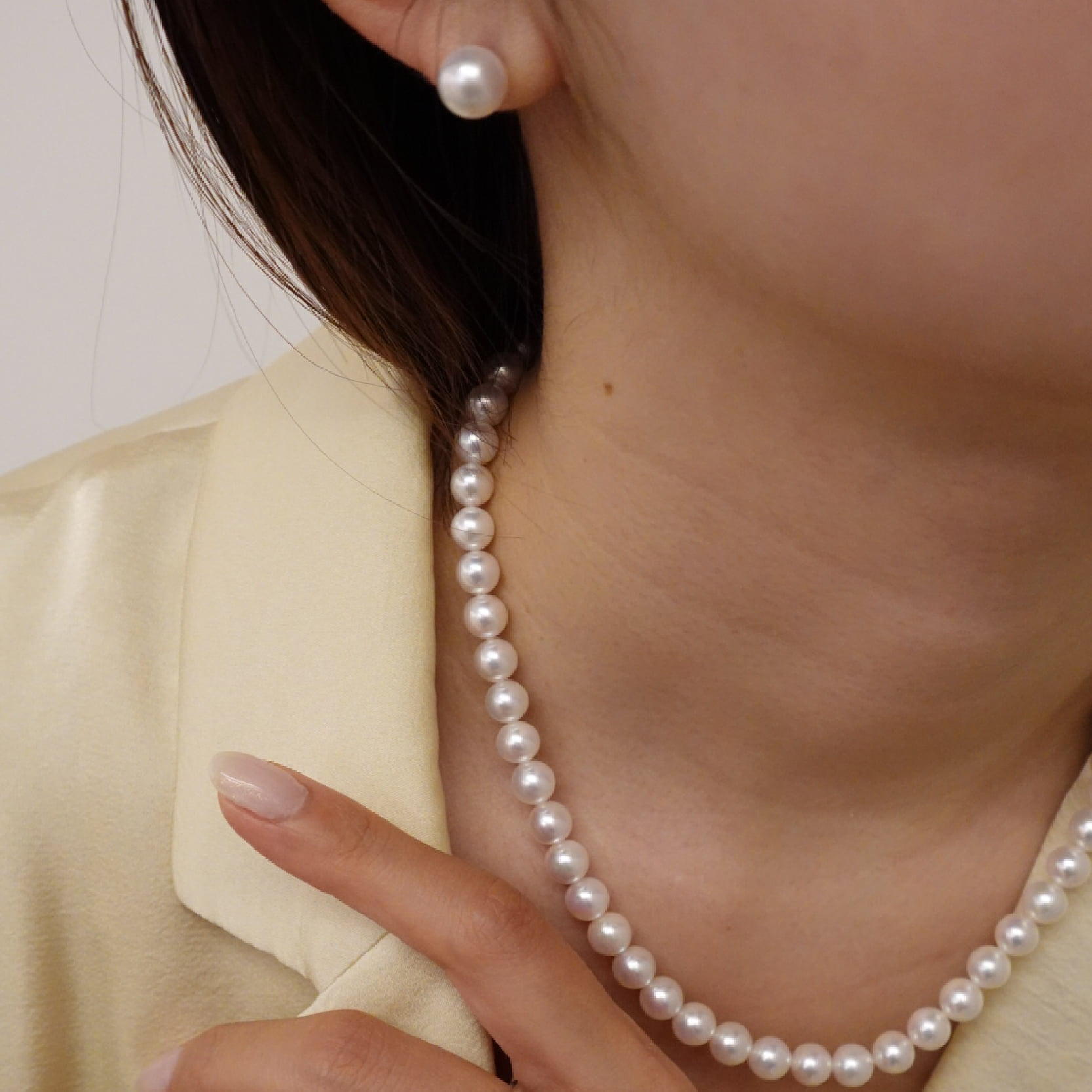 ロッシーズ あこやパールネックレス&ピアス