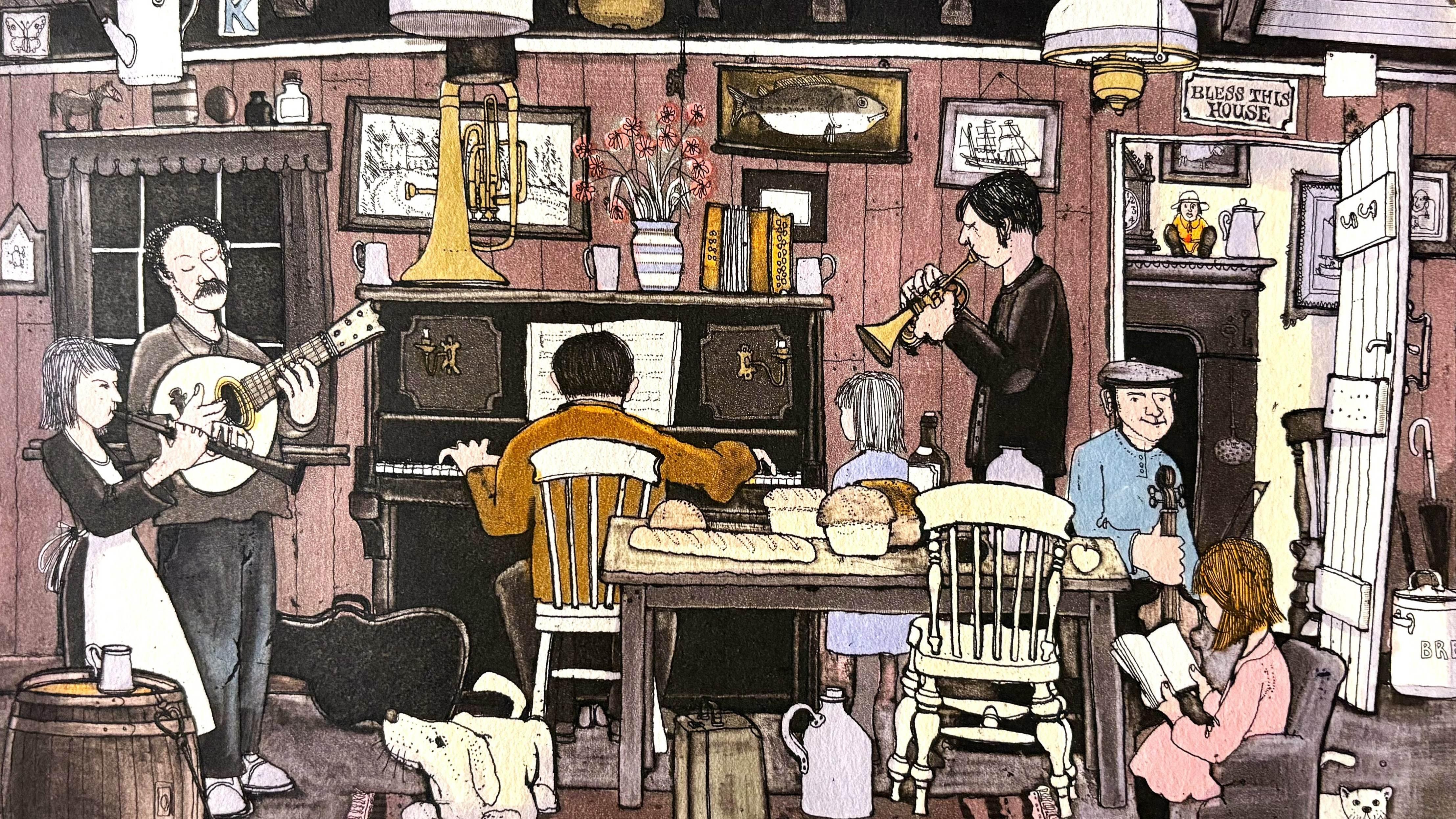 ～心暖まる愛とユーモアの世界～グラハム・クラーク 手彩色銅版画展