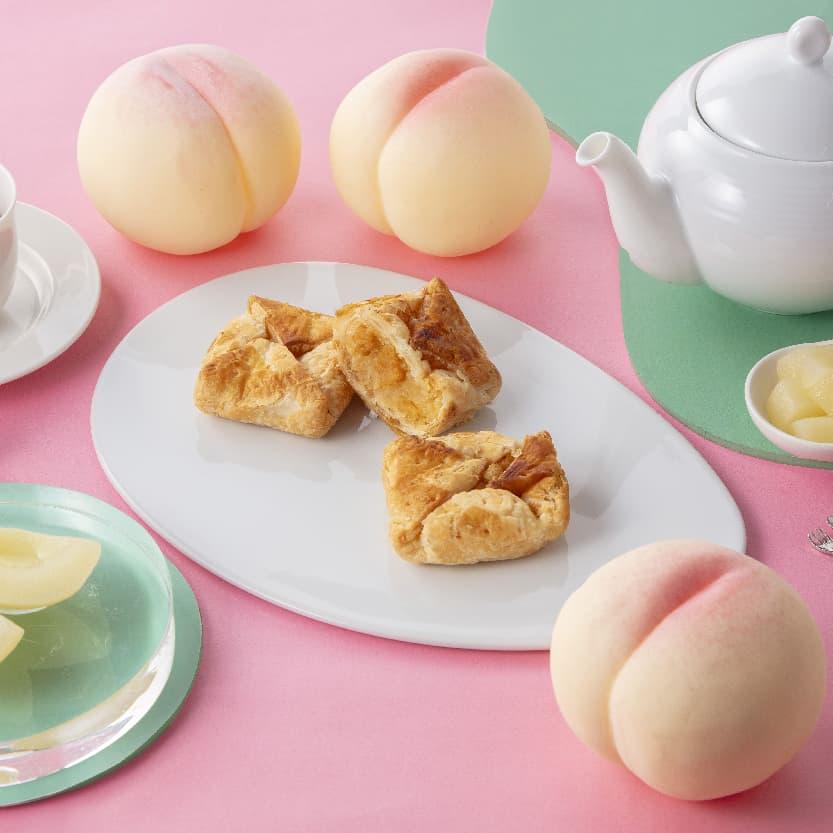 ロクメイカン 白桃のパイ