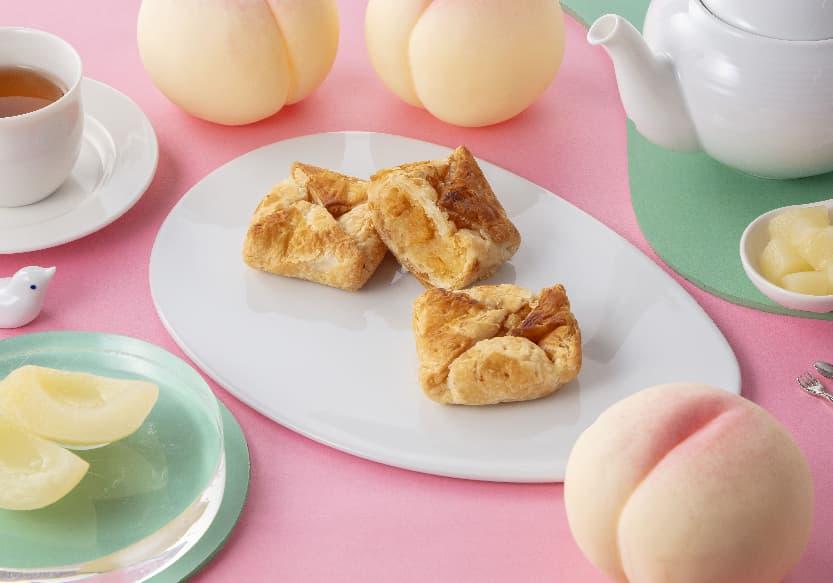 ロクメイカン 白桃のパイ