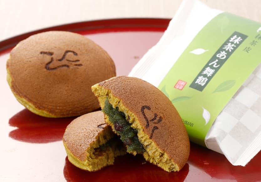 鶴屋八幡 抹茶皮抹茶あん舞鶴