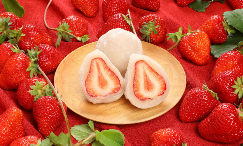 いちご大福(白あん)