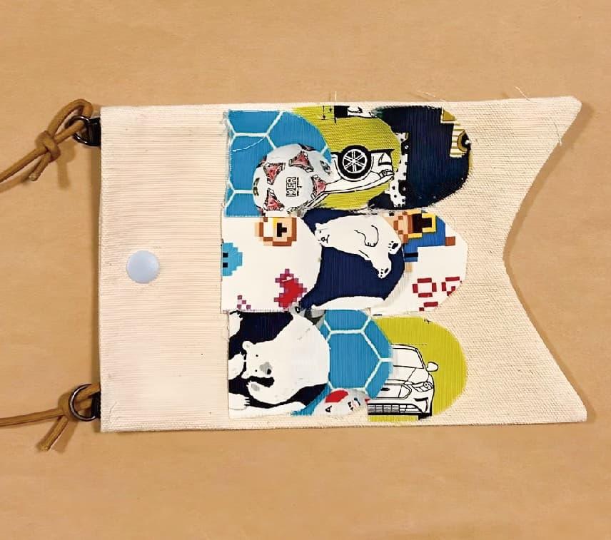 カラフルな布のウロコを貼って世界に1つだけのお魚ポシェットを作ろう！